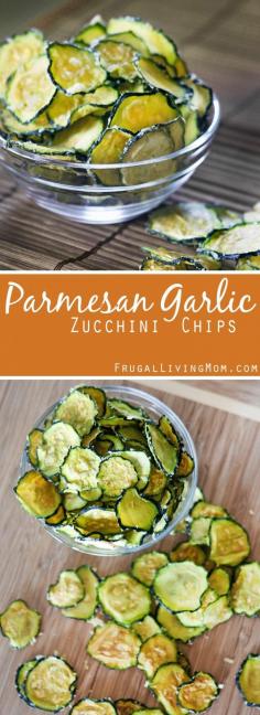 #Parmesan #Garlic #Zucchini #Chips!!  Yum!  Looking for a #healthysnack for the whole family?