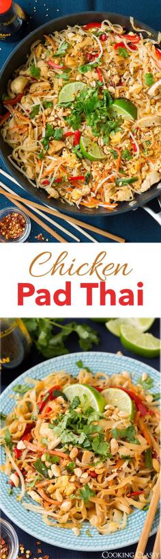 
                    
                        Chicken Pad Thai - this is SO SO good! We kept going back for more. Delicious crave worthy flavors. We loved it!
                    
                