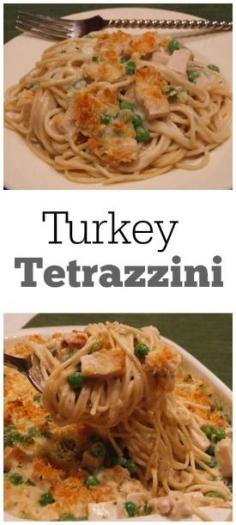 
                    
                        Turkey Tetrazzini Recipe : great comfort food dinner idea!
                    
                