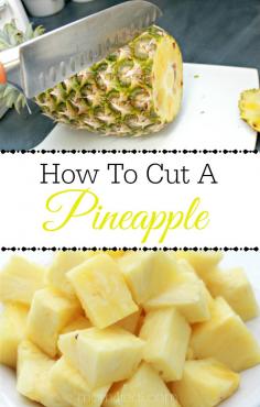 How to Cut a Pineapple Into Chunks - Step by Step Instructions