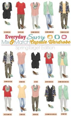 
                    
                        Spring Capsule Wardrobe from Target - Mix and Match Outfits that are fun and frugal!
                    
                