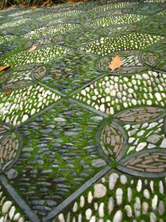 
                    
                        moss and pebble walkway at the Portland Chinese Gardens | I like the idea, but would need to modify it a bit
                    
                