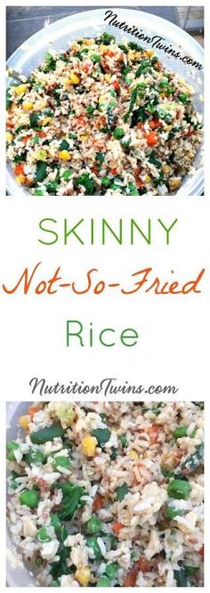 
                    
                        Skinny "Fried" Rice | Guilt-free Comfort Food | Delicious, Satisfying | Only 109 Calories | Made with Brown Rice, Quinoa, Kale & Eggland's Best   .client | For MORE RECIPES, fitness & nutrition tips please SIGN UP for our FREE NEWSLETTER www.NutritionTwin...
                    
                