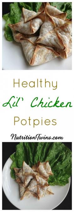
                    
                        Lil' Chicken Pot "Pies" | Only 28 Calories Per Little "Pie"| Guilt-free, Satiating Comfort Food| Easy to make | "For MORE RECIPES, Nutrition & Fitness Tips, please SIGN UP for our FREE NEWSLETTER www.NutritionTwin...
                    
                