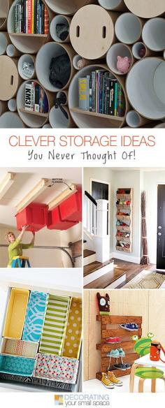 
                    
                        Clever Storage Ideas You Never Thought Of! Ideas and Tutorials!
                    
                