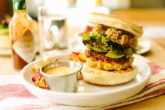 
                    
                        Smokey Shrimp Burgers with Fried Oysters | A Thought For Food
                    
                