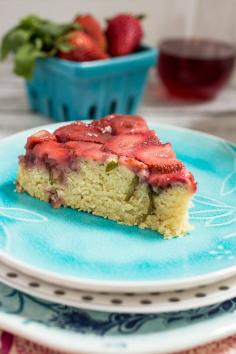 
                    
                        Strawberry Basil Upside Down Cake
                    
                
