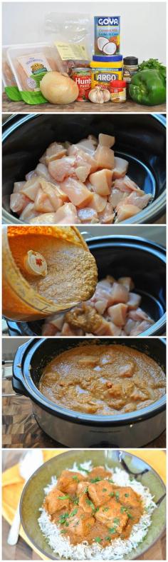 Slow Cooker Coconut Chicken Curry  crock pot