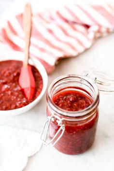 
                    
                        Raspberry Chipotle BBQ Sauce Recipe + 10 more finger licking barbeque sauces for grilling season! | foodiecrush.com
                    
                