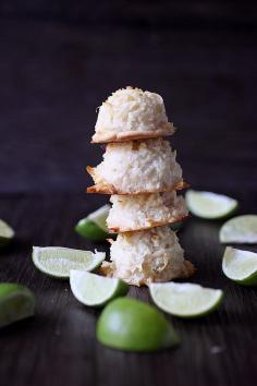
                    
                        Coconut Lime Macaroons
                    
                