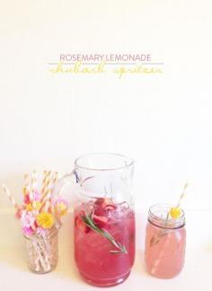 
                    
                        Rosemary Lemonade Rhubarb Spritzer
                    
                