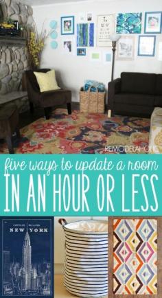 
                    
                        5 Simple Room Updates That Take Less Than an Hour #spon
                    
                