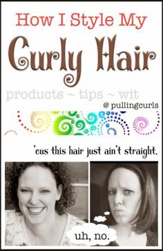 How I style my curly hair | Tips for curly hair and products to use in curly hair