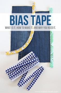 
                    
                        BIAS TAPE: what is it, how to make it, and why you NEED it! *VIDEO included | via Make It and Love It
                    
                