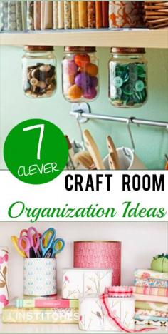 
                    
                        7 Clever Craft Room Organization Ideas
                    
                