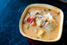 
                    
                        Skip the rice and this would make a wonderful P3 hCG dish - Brazilian moqueca, a fish stew made with firm white fish, onions, garlic, bell peppers, tomatoes, cilantro, and coconut milk.
                    
                