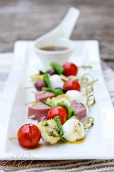 
                    
                        Antipasto Skewers Recipe - ASpicyPerspective...
                    
                