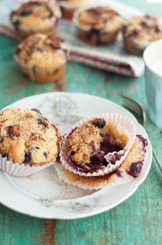 Blueberry Lemon Muffins With Cinnamon Sugar Topping: Your kids will probably ask for seconds after they try Marshalls Abroad's lemon yogurt muffins. Fresh blueberries and lemon zest add fresh flavors, Greek yogurt makes them moist, and the cinnamon and raw sugar on top gives them a sweet crunch.   Source: Marshalls Abroad