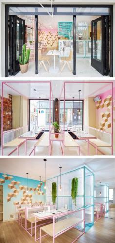 
                    
                        CUT architectures have designed a new location of PNY, a hamburger restaurant in the Marais neighbourhood of Paris, France.
                    
                