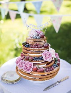 
                    
                        ‘Naked’ Victoria sponge wedding cake
                    
                