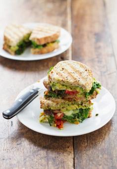 Avocado veggie panini #Sandwiches #Recipe #TheUlitmateSandwichContest #CashPrizes #ChabasoBakery