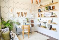 They can be used as a wall treatment! | Community Post: 9 Reasons A Sharpie Is A DIYers Must-Have Tool