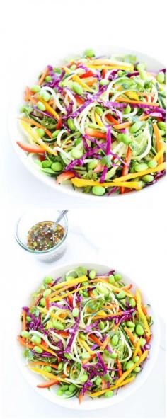 
                    
                        Asian Cucumber Noodle Salad Recipe on twopeasandtheirpo... This healthy and colorful salad is easy to make and fun to eat! It's great as a side dish or main dish.
                    
                
