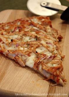 Tastes Better From Scratch: Barbeque Chicken Pizza. Use cauliflower crust to make THM