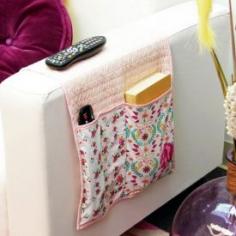 
                    
                        Sew organized; tidy up your sofa area with this simple sewing project!
                    
                