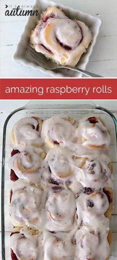 amazing homemade raspberry rolls recipe -Posted on FEBRUARY 14, 2014 BY: AUTUMN