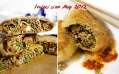 Asian Meat Pies: layer meat pie featured