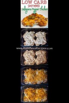 
                    
                        Low Carb Jalapeno Popper Chicken | Aunt Bee's Recipes
                    
                