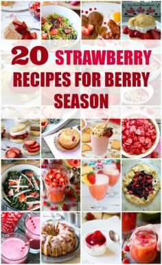 
                    
                        20 Strawberry Recipes for Berry Season
                    
                