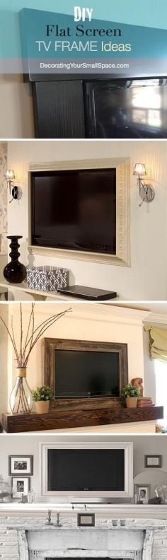 
                    
                        We are all for this easy upgrade: Frame your TV to add depth and dimension to your walls (via KathyWoodard@TBD•TGG•DYSS)!  Ready to get started? We've got dozens of big & bold moulding choices: www.pictureframes...
                    
                