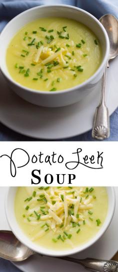 
                    
                        Potato Leek Soup - Erren's Kitchen  - So Easy and it's the best Potato Leek Soup EVER
                    
                
