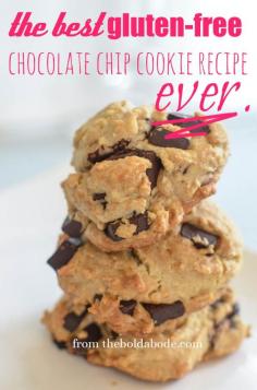 
                    
                        The BEST Gluten Free Chocolate Chip Cookie Recipe EVER. Seriously.
                    
                