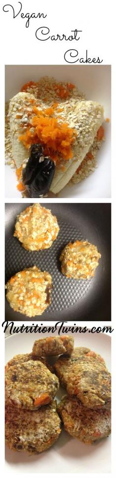 
                    
                        Mini Vegan Carrot Cakes | Only 65 Calories | Tastes like dessert, But Healthy enough to be with dinner | No added Sugar & Only 5 Ingredients |For MORE RECIPES, Fitness & Nutrition Tips please SIGN UP for our FREE NEWSLETTER www.NutritionTwin...
                    
                