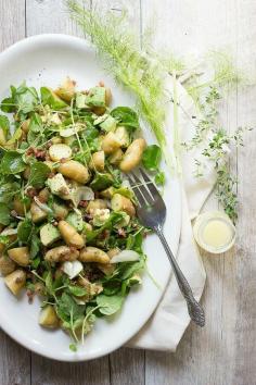 
                    
                        Avocado Potato Salad ~ Fresh watercress with ripe avocado chunks and baby potatoes, tossed in a lemon olive oil dressing. ~ from Foodness Gracious
                    
                