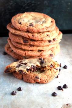 This recipe for Chocolate Chip Cookies is my idea of a perfect cookie. They are crisp on the outside, soft and chewy on the inside and full of buttery goodness. Who doesn't love a Chocolate Chip C...