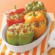 Beef and Rice stuffed pepper | Healthy Beef Recipes | AllYou.com Mobile