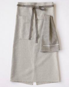 
                    
                        SALE Cafe Apron  Oatmeal Linen by STUDIOPATRO on Etsy, $51.00
                    
                