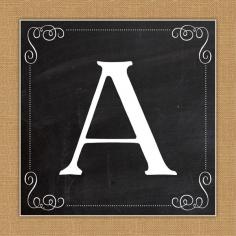 
                    
                        Free Printable Complete Alphabet and Number Burlap and Chalkboard Banner and Tag Set - The Cottage Market
                    
                