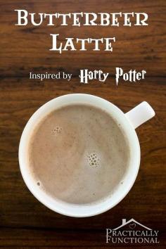 
                    
                        Harry Potter inspired butterbeer latte recipe! Super delicious and quick to make; only five ingredients!
                    
                