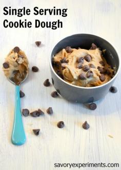 
                    
                        Eggless Single Serving Cookie Dough- indulge in a small dish of safe-to-eat cookie dough ready in 3 minutes  #cookiedough
                    
                