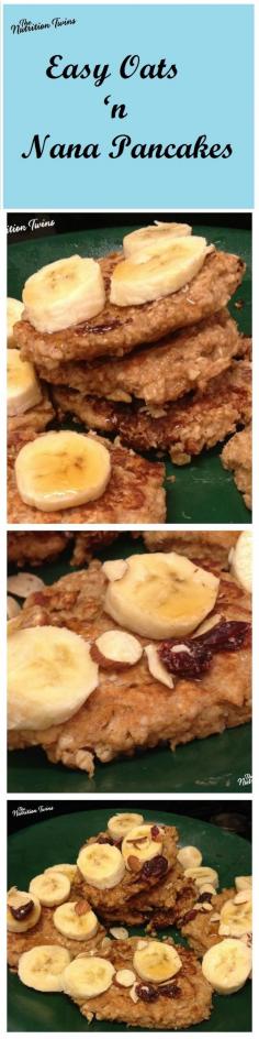 Easy Oats ‘n Banana Pancakes