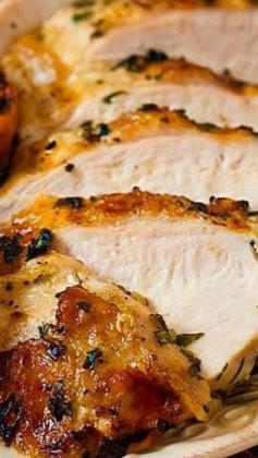 
                    
                        Grilled Basil Garlic Chicken Breasts ~ The simple coating of garlic, basil, and extra virgin olive oil adds a ton of flavor to this dish, and the skins crisps up to a wonderful golden color
                    
                
