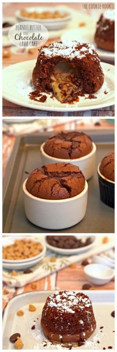 
                    
                        Chocolate and Peanut Butter Lava Cakes. Best Dessert EVER! So easy and indulgent.  20 minute miracle!
                    
                