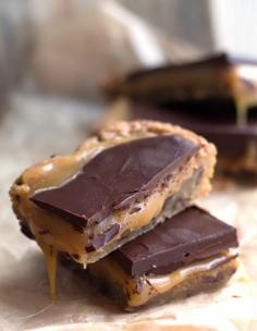 
                    
                        Salted Caramel & Dark Chocolate Blondies - Erren's Kitchen - This recipe is rich and indulgent! It’s a recipe you won’t soon forget and you’ll be making again and again!
                    
                
