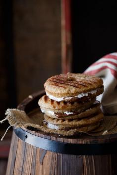 
                    
                        NUTELLA AND MARSHMALLOW CHURRO DONUT PANINI
                    
                