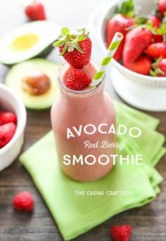 
                    
                        Healthy Avocado Red Berry Smoothie Recipe
                    
                